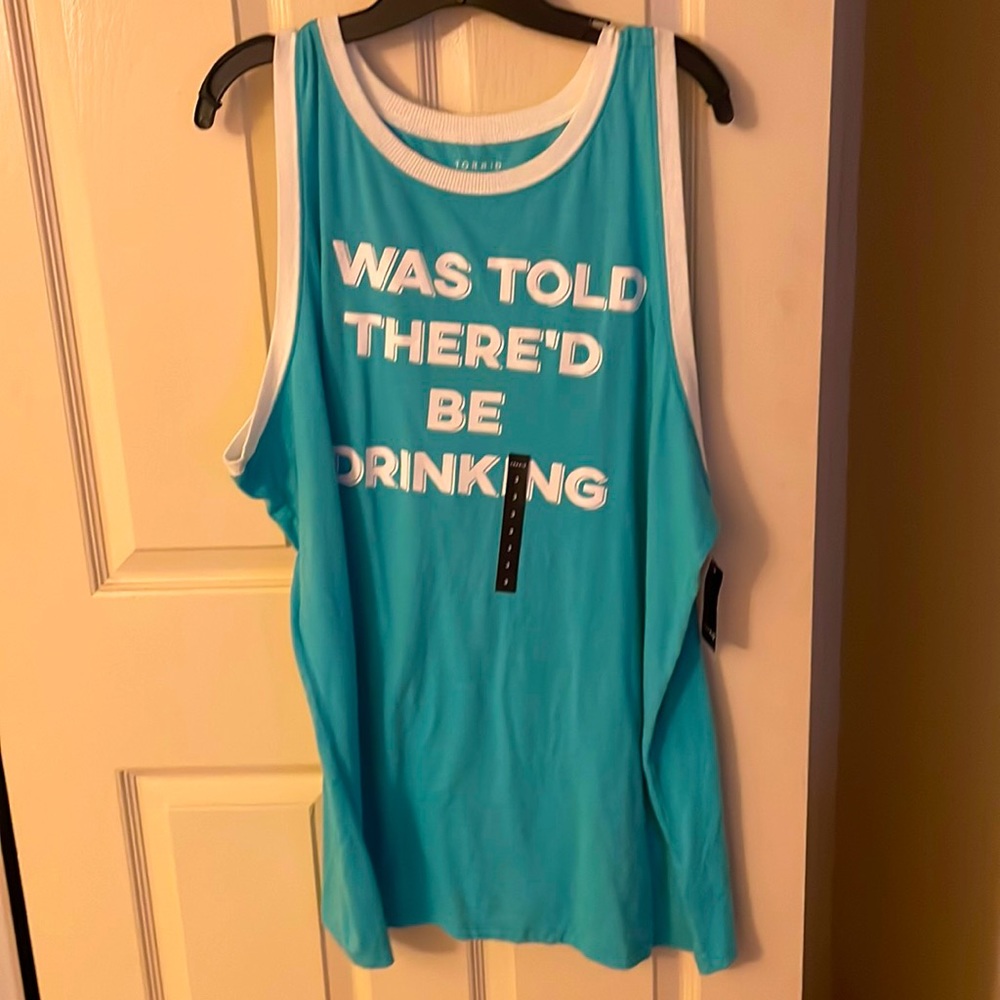 Torrid Tank “I was told there’s be drinking”